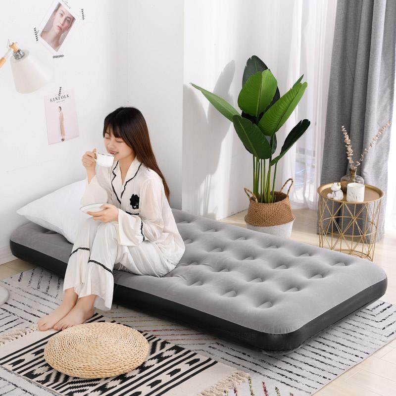 Inflatable mattress Home Double Thickening single Easy Lazy Man Flush gas cushion sofa bed Outdoor portable-Taobao