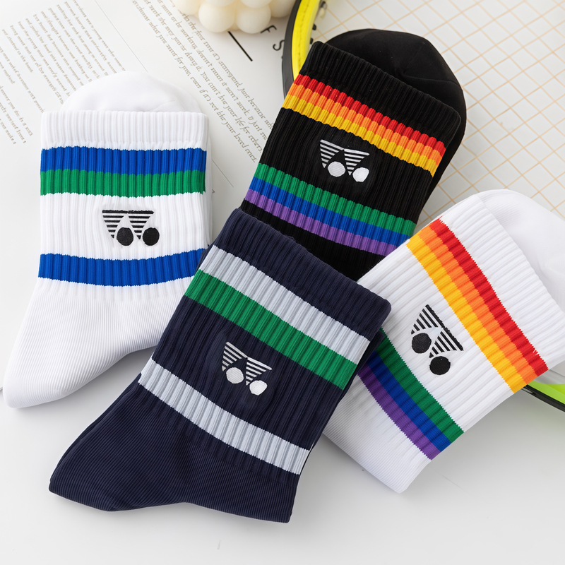 Professional Badminton Socks for Men and Women, Sweat-Absorbent, Breathable, Deodorant, Sports, Fitness, Running, Basketball, Tennis Mid-Calf Socks Professional Badminton Socks for Men and Women, Sweat-Absorbent, Breathable, Deodorant, Sports, Fitness, Running, Basketball, Tennis Mid-Calf Socks