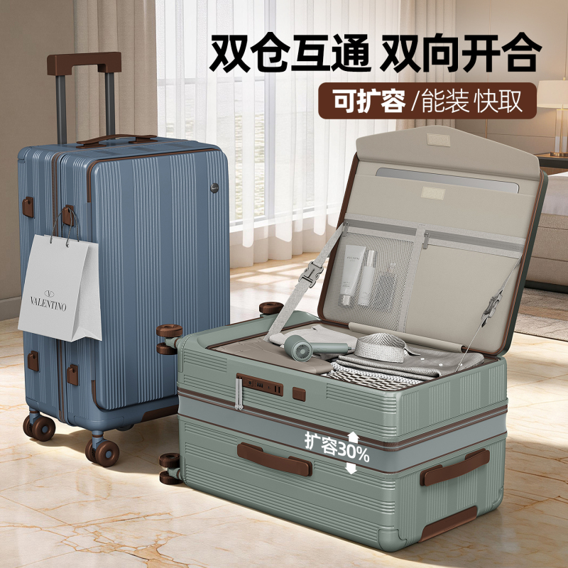 2026 New Product Side-Opening Large Capacity 28inch Deep Compartment Suitcase Expandable Trolley Travel Case Boarding Code Lock Suitcase 2026 New Product Side-Opening Large Capacity 28inch Deep Compartment Suitcase Expandable Trolley Travel Case Boarding Code Lock Suitcase