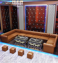 ktv deck sofa box clear bar coffee table nightclub concert hall U-shaped bar corner karaoke room home customization