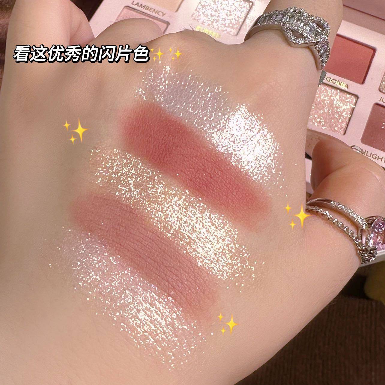 新手眼影盘一盘多用哑光珠光细闪大地色系防水不晕染官方旗舰正品 4