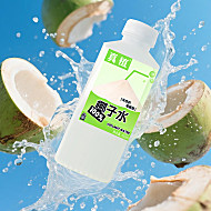 4瓶真植百分百椰子水电解质水