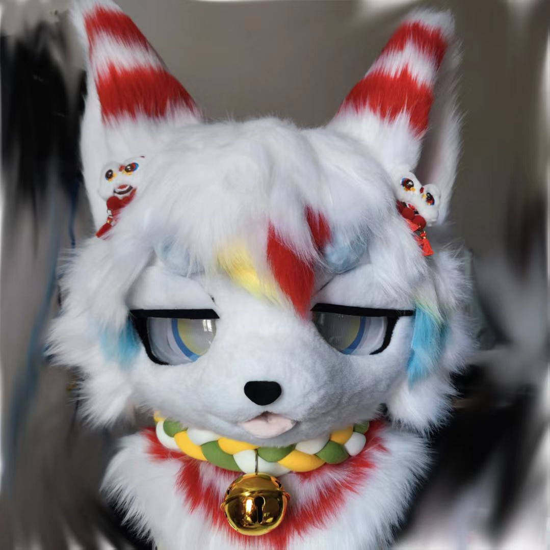 🐾 变身萌宠,尽显个性!星兽兽头眼皮日系兽装🐾 -furry福瑞-淘宝好物网