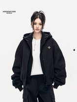 ARADENCODE MALE AND FEMALE REMOVABLE Caps Loose Thread Round Collar Inserted Shoulder Baseball Jacket Jacket M7 Edition Type