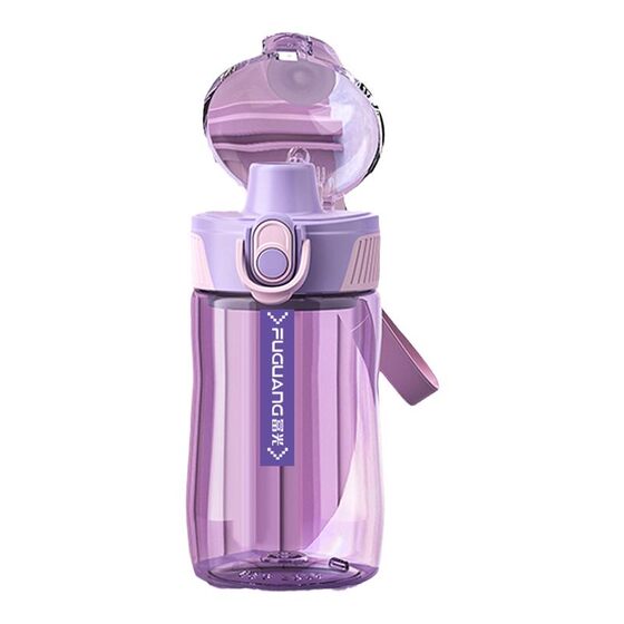Fuguang Tritan Material High-Quality Portable Plastic Cup, Drop-Resistant and High-Temperature Resistant, Special Water Cup for Children and Students Going to School