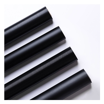 Black sticker self-adhesive wallpaper instant wood grain matte cabinet door color change film wall film furniture renovation