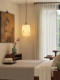 Song Dynasty Aesthetic Restaurant Chandelier Zen Retro Tea Room Lamp Wabi-Sabi Style Bamboo Living Room Bedroom Fabric Lantern Lamp