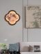Song Dynasty Aesthetic Decorative Painting Wall Lamp, Medieval Wall Hanging, New Chinese Style, Corridor, Living Room, Dining Room, Retro Zen Style Bedroom Lighting