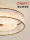 Song Dynasty Aesthetic Bedroom Ceiling Lamp, New Chinese Zen Style Round Master Bedroom Lamp, Antique Style Warm and Romantic Room Lighting Fixtures