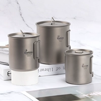 Дорожный титановый конь, складная портативная кофейная металлическая чайная чашка