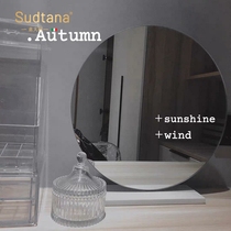 SUDTANA ITALIAN MAKEUP MIRROR DESKTOP BEAUTY DRESSER Dresden Dresser Large-size Desktop Bedroom Ambience Mirror