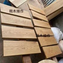 American red and white oak solid wood board table top step board partition furniture partition bay window window sill board DIY material