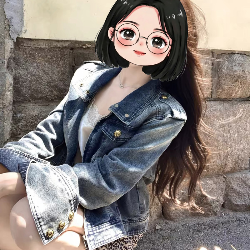 Early Autumn Design-Inspired Vintage Washed Denim Jacket for Women, 2026 New Korean-Style Distressed Short Jacket Top