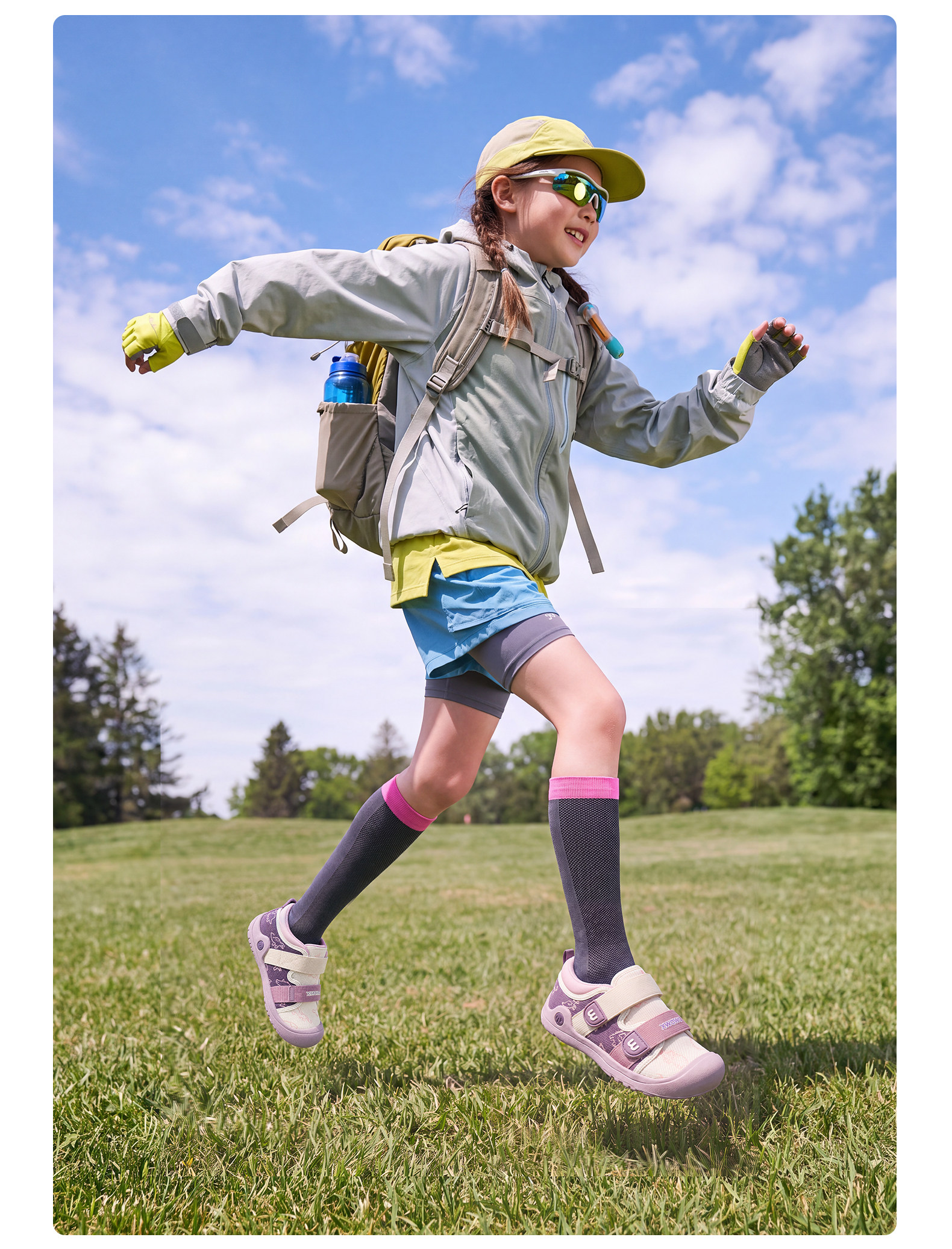 雪娃娃童鞋小恐龙秋网面透气宝宝鞋子儿童户外学步鞋男女宝机能鞋 — 29