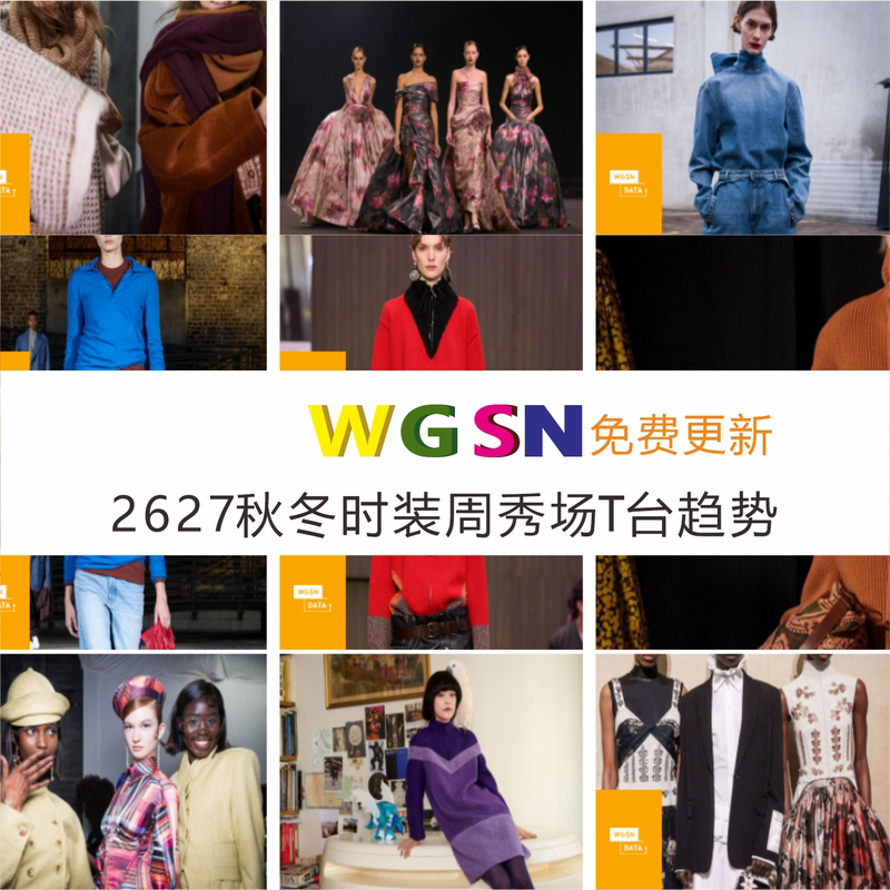 2627 Fall/Winter Fashion Week Trends Women's Fashion Runway Trend Analysis Wgsn Men's Fashion Report Shoes and Accessories