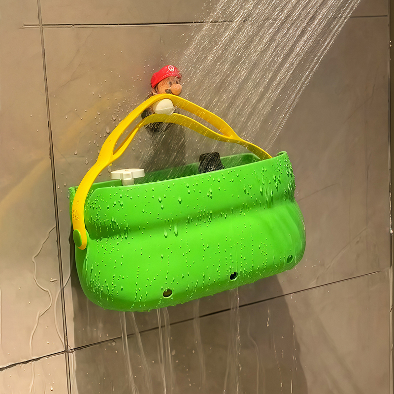 Dry and Wet Separation Bath Basket, Portable Draining Toiletry Bag, Student Dormitory Special, High Aesthetic Value, Female, 2025 New Model