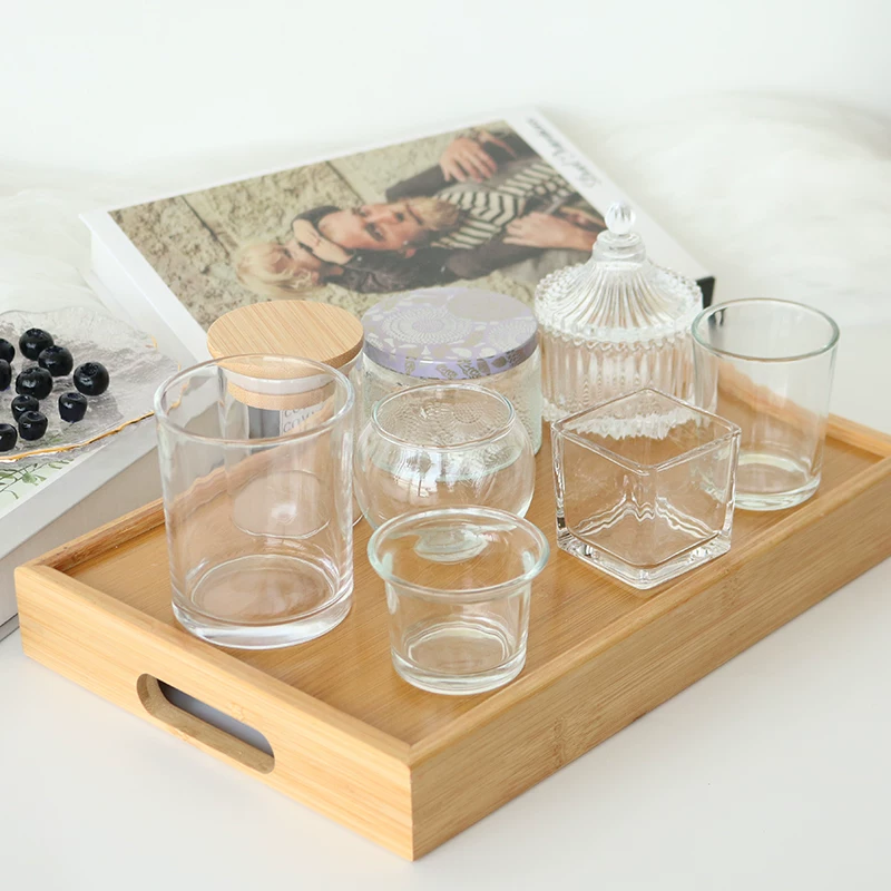 梦飞儿 Creative aromatherapy handmade, transparent glass candle, DIY