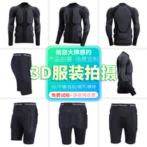3D three-dimensional clothing photography fake models of mens and womens clothing products white background photography hanging photography tiled photography Amazon photography