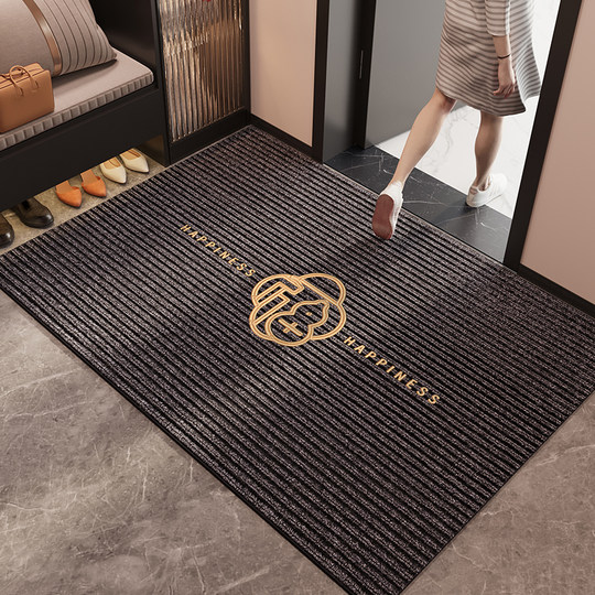 Серый коврик для входной двери, входная дверь, грязеотталкивающий, не моющийся коврик для ног, бытовой противоскользящий коврик для наружной двери, ковер для входной двери