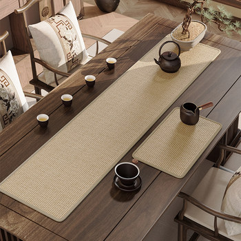 Dirty-resistant, no-wash, wipeable tea table mat, light luxury Dirty-resistant, no-wash, wipeable tea table mat, light luxury