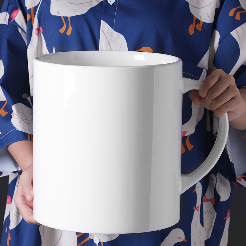 Tantaoxi Giant Mug, Extra Large Ceramic Cup, Extra-Large Water Cup, Prank Big Bowl Cup, Large Capacity Giant Tea Cup
