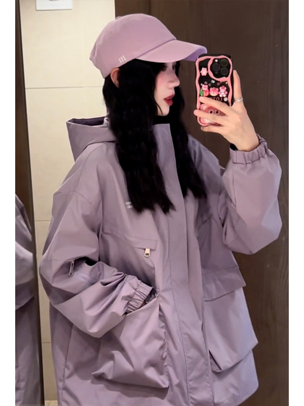 Winter Outdoor Workwear American Vintage Style Windbreaker Cotton Coat Jacket for Women 2025 New Loose Cotton Jacket Winter Outdoor Workwear American Vintage Style Windbreaker Cotton Coat Jacket for Women 2025 New Loose Cotton Jacket