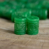 Изумрудный резной браслет из нефрита, аксессуары, DIY