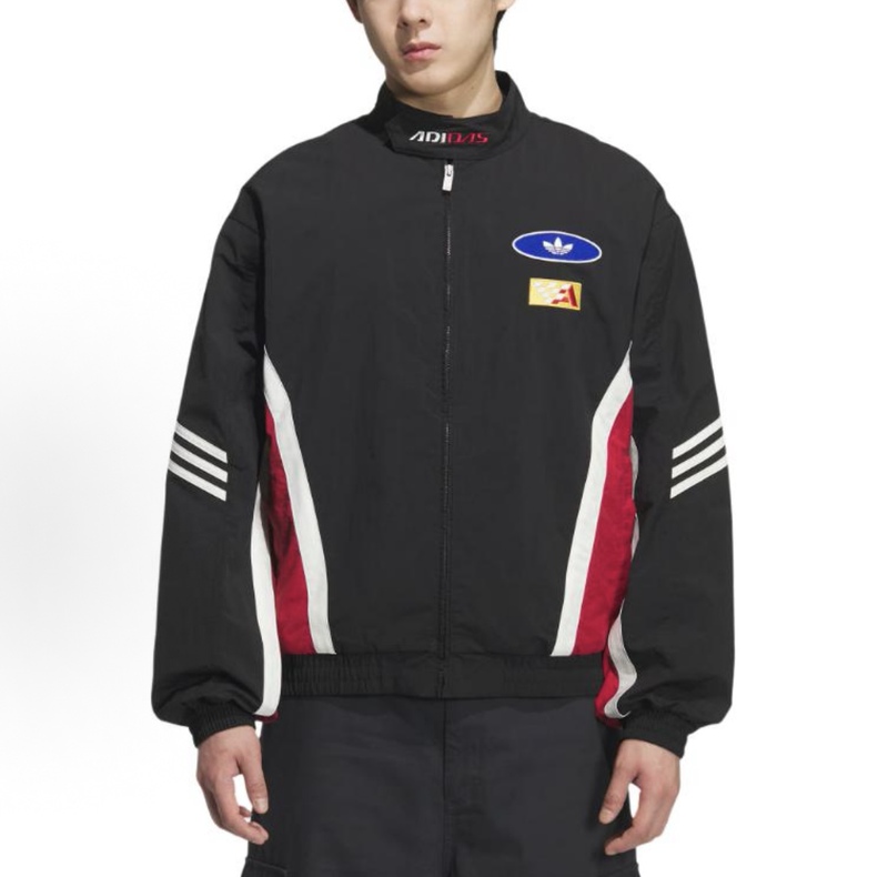 Adidas Originals Moto Jacket Fashionable and Comfortable Sports Loose Jacket for Men