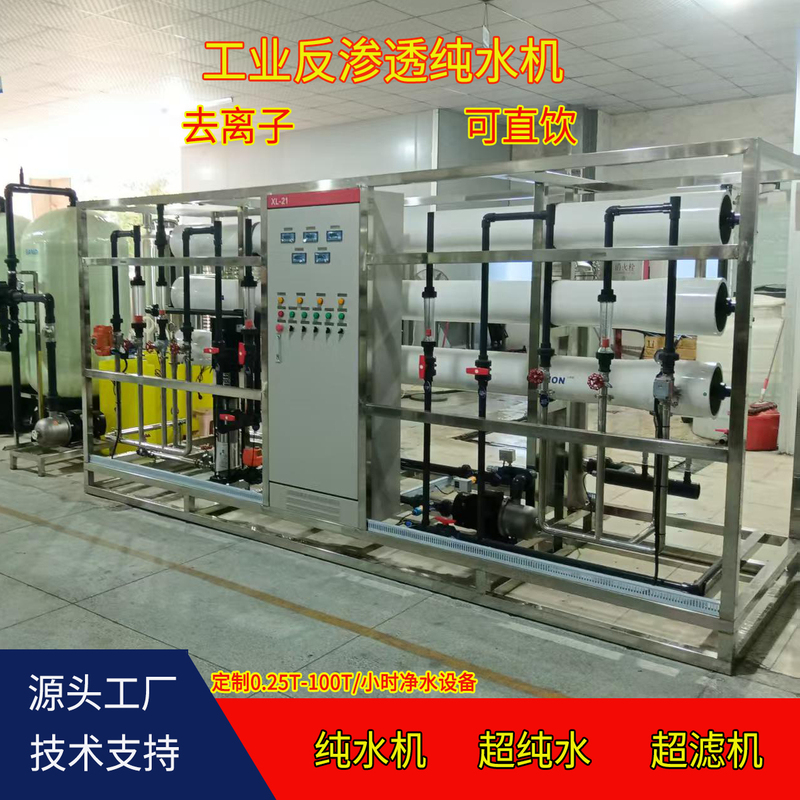 Direct Drinking Water from the Source Factory, Groundwater Filtration, Ro Reverse Osmosis Water Treatment Equipment, Edi Deionization Ultra-Pure Water Machine