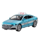 Children's taxi toys Volkswagen CC Sound and Light Large Inertial Boy Taxi toy Car Alloy Car Model
