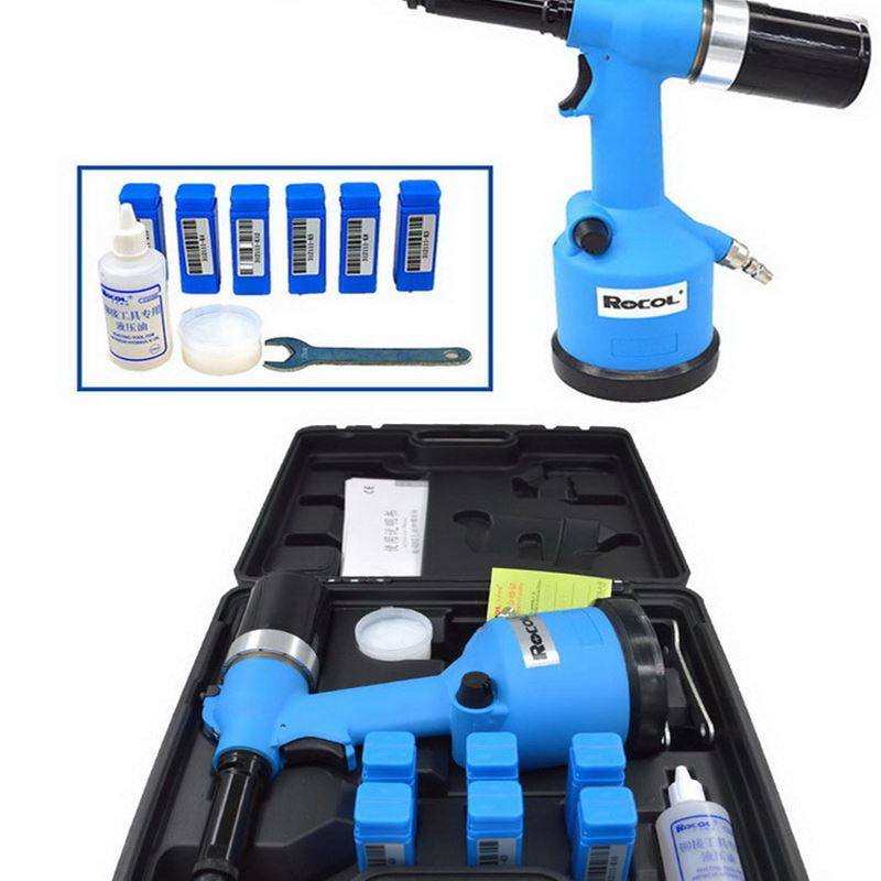 0312 Rogo fully automatic riveting nut riveting pneumatic riveting and ra riveting hexagonal stainless steel pull hat gun