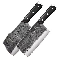 Shibazi kitchen knife household old-fashioned forged slicing knife meat chopping knife thickened chefs special knife 1648