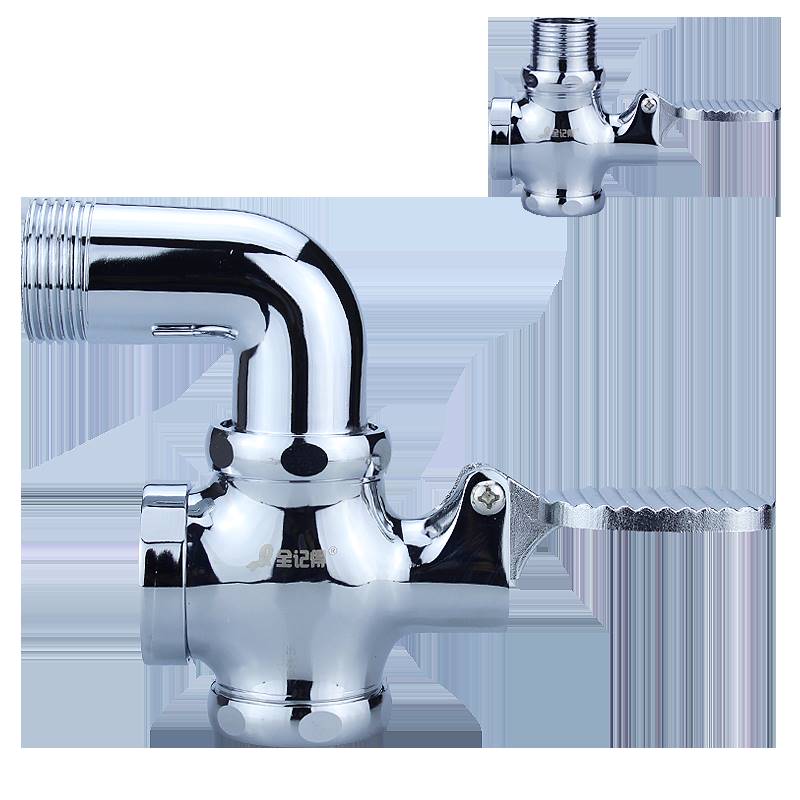 When the valve foot extends the dressing room, the foot wash flush valve foot-type big step valve flush valve toilet switch squat toilet