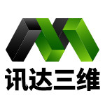 讯达三维科技的LOGO