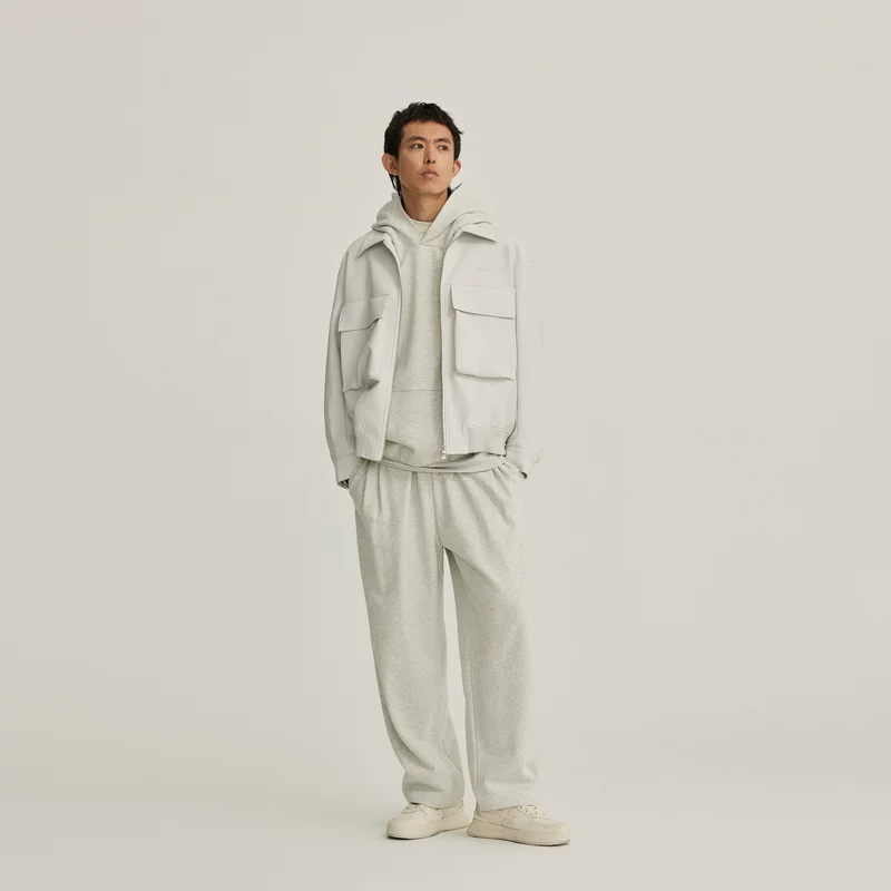 Куртка осенняя мужская короткая RESIMPLE,Oversize