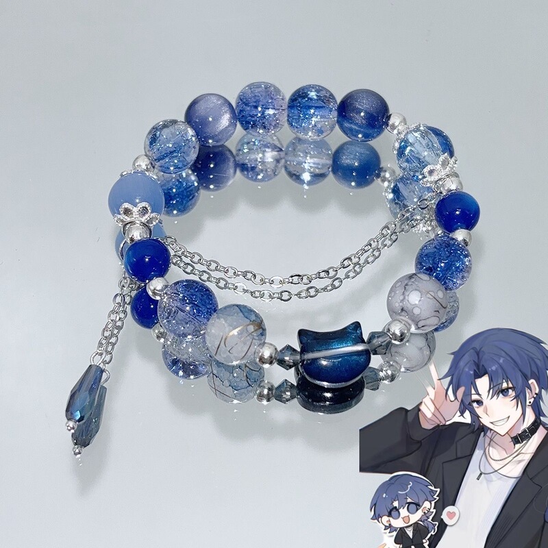 Ten Days of the End Impression Bracelet Qixia Yuenian an Chen Junnan Chu Tianqiu Derivative Accessories Bracelet Versatile Jewelry