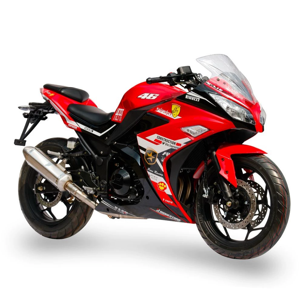 New Guo Four 200cc Ninja мотоцикл, спортивный 400cc двухцилиндровый водяной охладитель, фильм может быть доступен