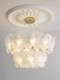 2026 New French Light Luxury Chandelier Living Room Lamp Restaurant Flower Shape Glass Creative Warm Bedroom Study Lamp