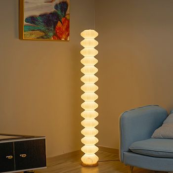 Gourd Floor Lamp, Light Luxury, for Living Room Next to Sofa, Artistic Nordic Modern Standing Chinese-Style Atmosphere-Enhancing Decorative Lamp