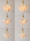 Bedroom Room Chandelier Modern Simple Donut Pearl Crystal Chandelier Creative Light Luxury Living Room Lamp Zhongshan Lighting Fixtures