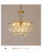 Living Room Crystal Chandelier, Dining Room Post-Modern Minimalist Light Luxury High-End Simple Hall Bedroom 2025 New Lighting Fixtures
