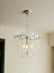 French-Style Light Luxury Crystal Bedroom Chandelier, Modern and Simple, Elegant Home Corridor Aisle Light, Stairwell Study Lighting Fixtures