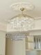 Italian Verpan French-Style Living Room Chandelier, Vintage Cream Shell Wind Chime, Designer Dining Room Master Bedroom Lighting Fixtures