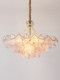 French-Style Living Room Chandelier, Light Luxury and Warm, Crystal Petals and Pearls, Bedroom and Dining Room, Post-Modern Minimalist Room Main Lighting Fixture