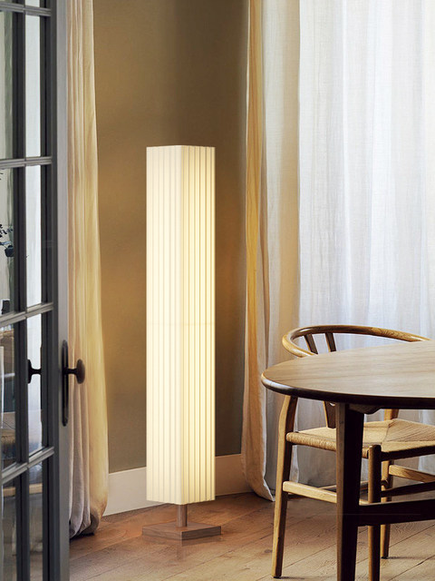 Wabi-Sabi Style Living Room Floor Lamp, Chinese Zen Tea Room, Bedroom, Modern Minimalist Japanese Retro Standing Lamp