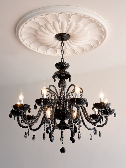 French-Style Vintage Chandelier, Living Room Crystal Lamp, Black High-End American-Style Candle Lamp, Light Luxury, Romantic and Elegant Bedroom Lamp