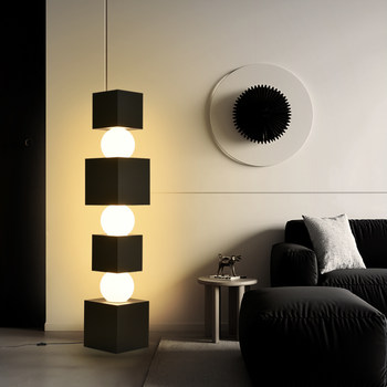 Italian Minimalist Floor Lamp Next to the Sofa in the Living Room, Bedside in the Bedroom, Modern Simple Creative Design, Eye Protection, Study Room Decoration