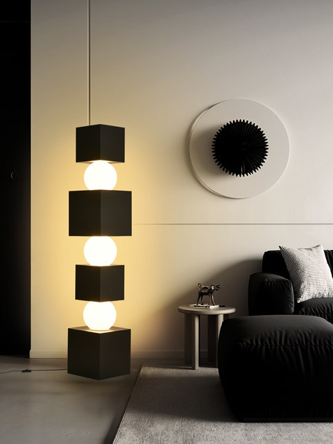 Italian Minimalist Floor Lamp Next to the Sofa in the Living Room, Bedside in the Bedroom, Modern Simple Creative Design, Eye Protection, Study Room Decoration