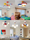 Children's Room Chandelier Modern Simple Creative Stylish Memphis Eye Protection Bedroom Lamp Full Spectrum Colorful Room Lighting Fixtures
