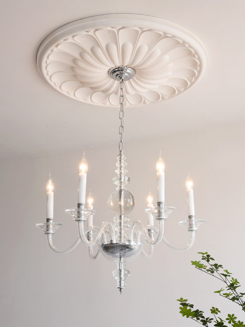 American-Style Light Luxury Crystal Chandelier for Living Room, Dining Room, Bedroom, French-Style Candle-Shaped Glass, Elegant Creative Retro Lighting Fixtures